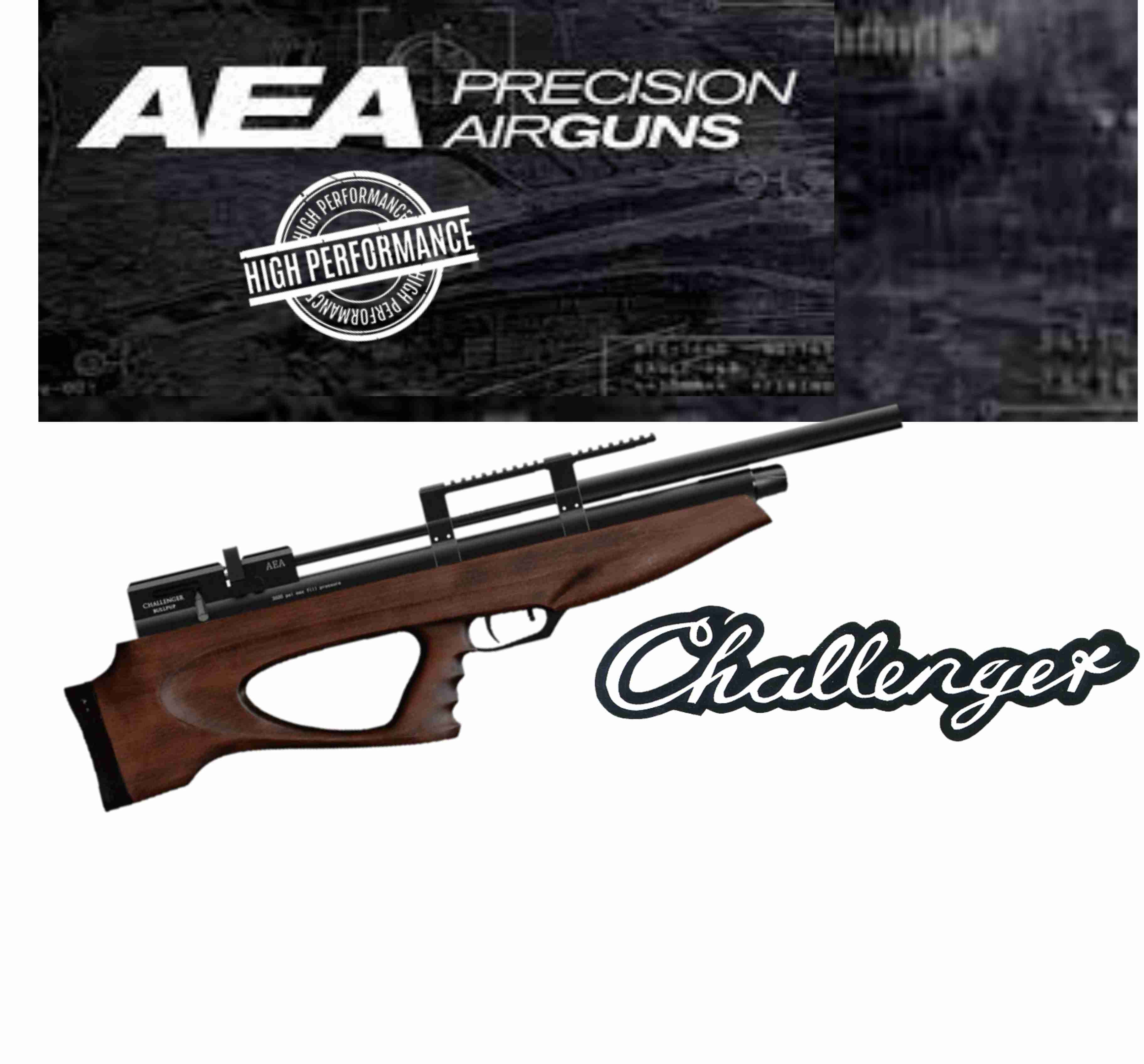 AEA Challenger Bullpup .50 PCP Waffe Kaliber .50