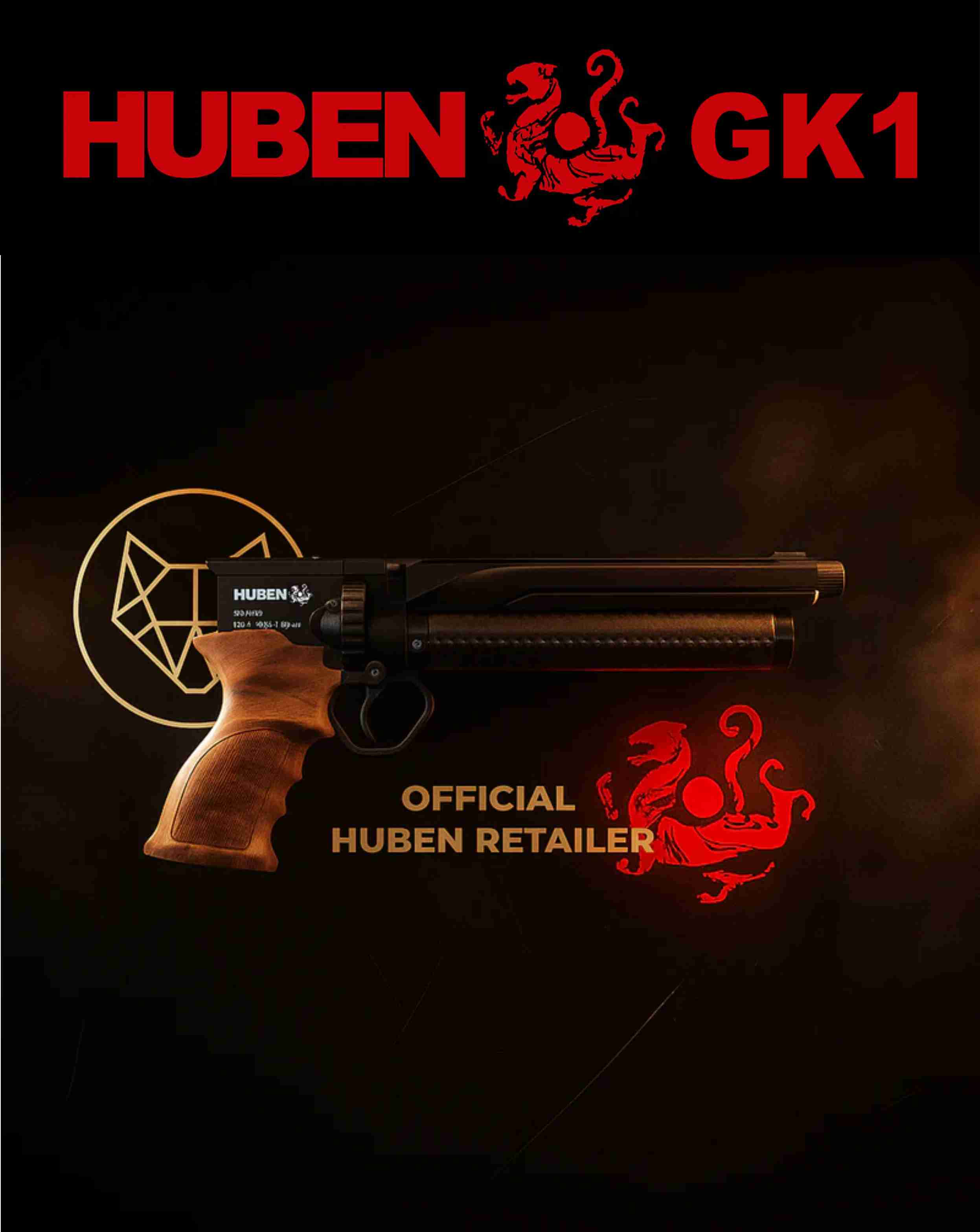 Huben GK1 Pistole PCP Pressluftpistole