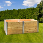 Preview: Hochbeet "Premium Duo" rechteckig 210x109x75 cm