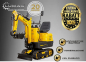 Preview: Lumag Microbagger Minibagger MB600 Excavator Bagger