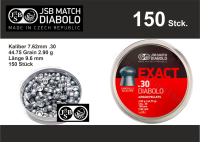 JSB Exact Diabolo 7.62mm/ Kal.30 / 150Stk / 2.90g /44.75gr Evanix Viper