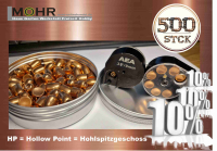 Preview: AEA HPMAX MK2 Slugs 95Grain 9mm .355 Geschosse 500 Stck.