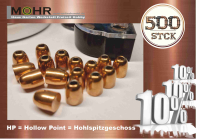 Preview: AEA HPMAX MK2 Slugs 95Grain 9mm .355 Geschosse 500 Stck.