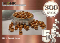 Preview: AEA HPMAX MK2 RN Slugs 95Grain 9mm .355 Geschosse 300 Stck.