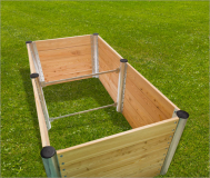 Hochbeet "Premium Duo" rechteckig 210x109x75 cm