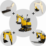 Lumag Microbagger Minibagger MB600 Excavator Bagger