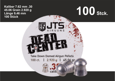JTS Airguns Pellets 7.62mm/Kal.30/100Stk/2.920g/45.60gr Evanix Viper