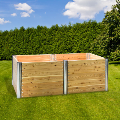 Hochbeet "Premium Duo" rechteckig 210x109x75 cm