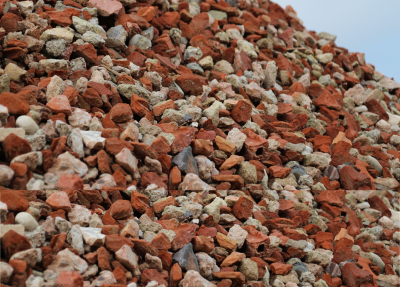 Mineralbeton Schottertragschicht Recycling RC-Mix 0/56 güteüberwacht