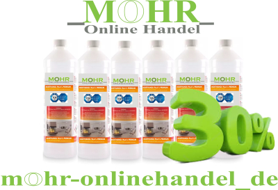 Bioethanol Premium 96,6% 6 X 1L