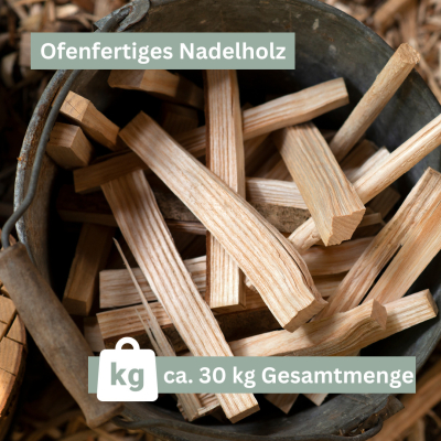 Anzündholz Anfeuerholz Anmachholz Kaminanzünder 30Kg