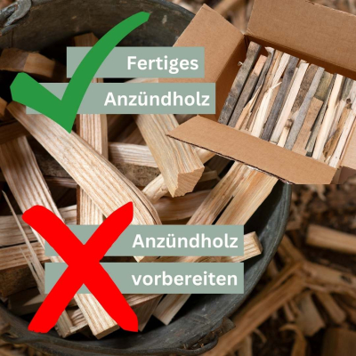 Anzündholz Anfeuerholz Anmachholz Kaminanzünder 30Kg