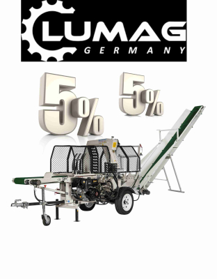 Sägespaltautomat Lumag SSA500GH-PRO Benzin Sägespaltmaschine