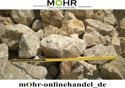 Jura Dolomit Gabionensteine Böschungssteine Zyklopen Mauersteine 1000 Kg